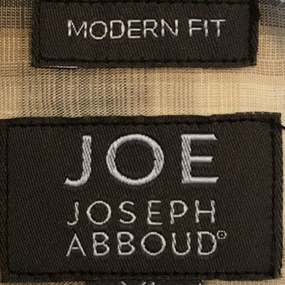 JOSEPH ABBOUD "Modern Fit" Plaid Dress Shirt NEW WITH TAG! - Picture 13 of 14